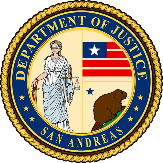 Pečeť Department of Justice San Andreas